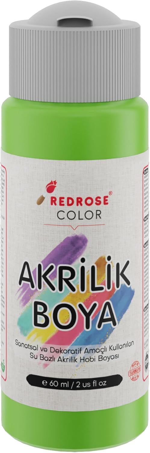 Açık Yeşil Akrilik Boya 60 ml