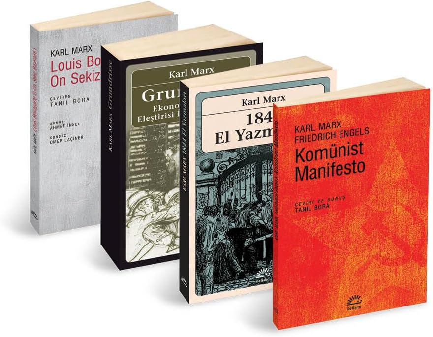Karl Marx Seti 3 Kitap - Komünist Manifesto Hediyeli