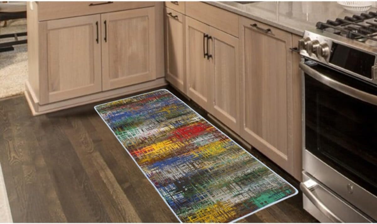 Carpet Kaymaz Taban Tezgah Önü Mutfak Paspası 50x150 Cm No: 286