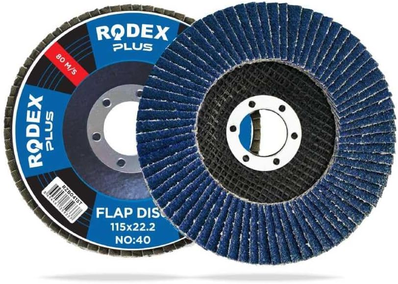 ZİRKONYUM Flap Disk Zımpara, 115MM, 120 Kum, 10 Adet