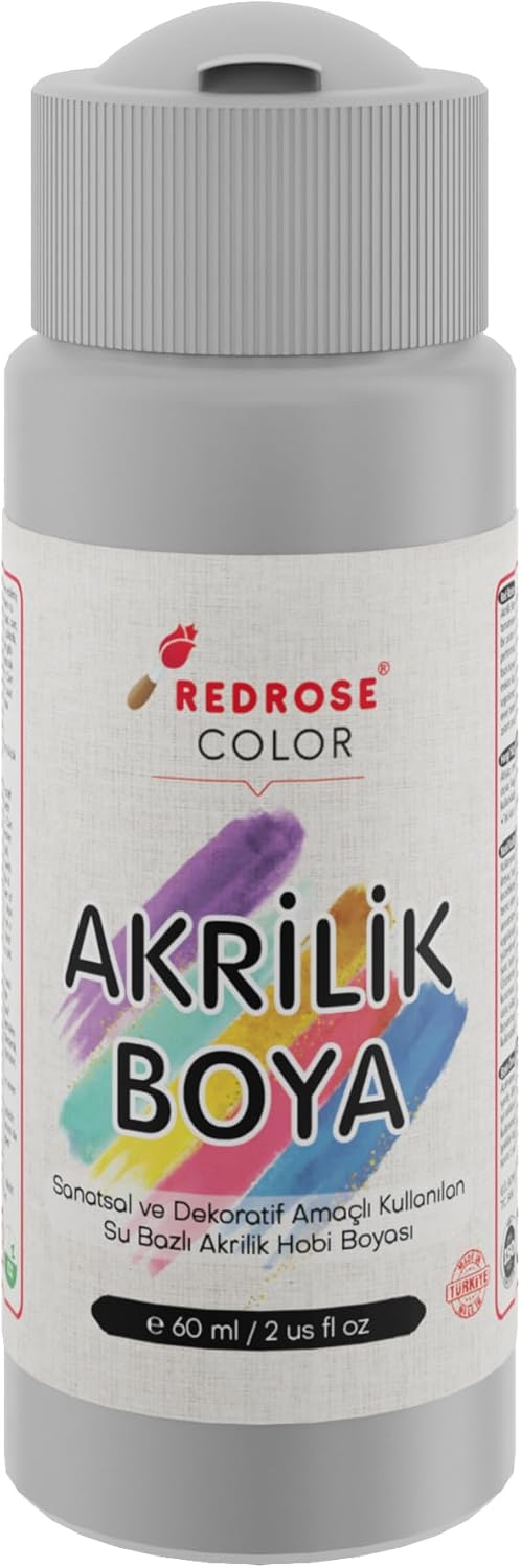 Gri Akrilik Boya 60 ml