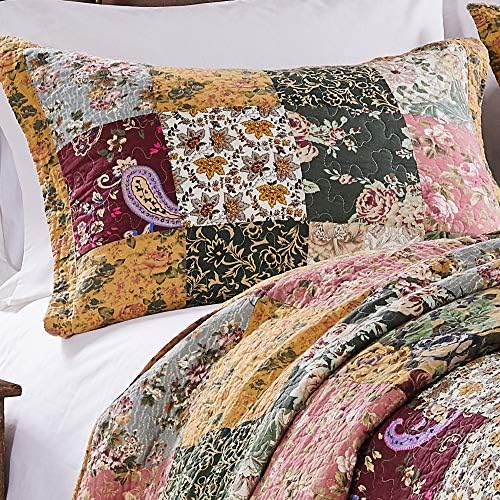 Patchwork Nevresim Takımı,%100 Pamuk, Patchwork Tasarımı, Çift Kişilik Yatak, XL, Çok Renkli