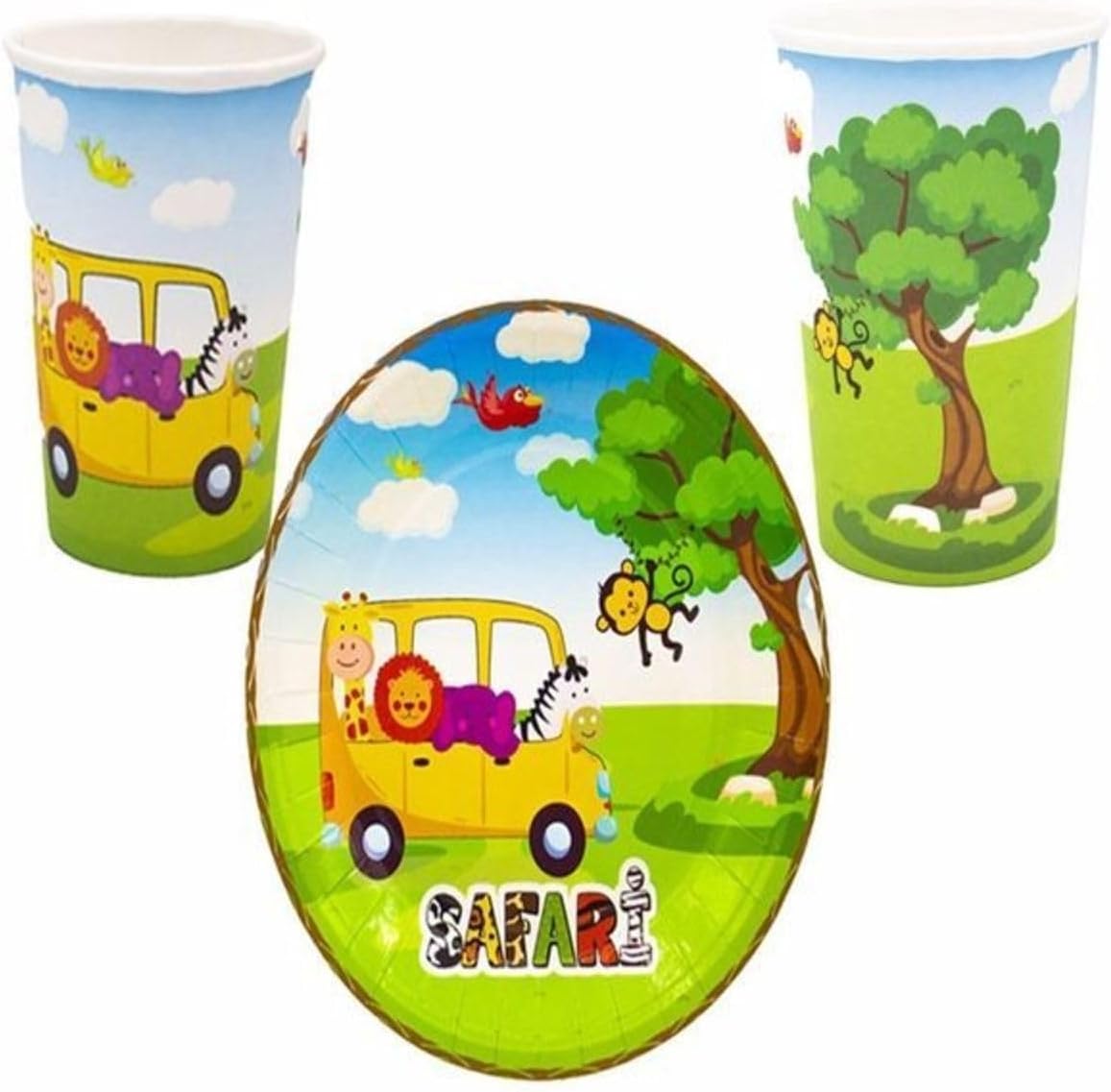 Tabak Bardak Set 8 Adet