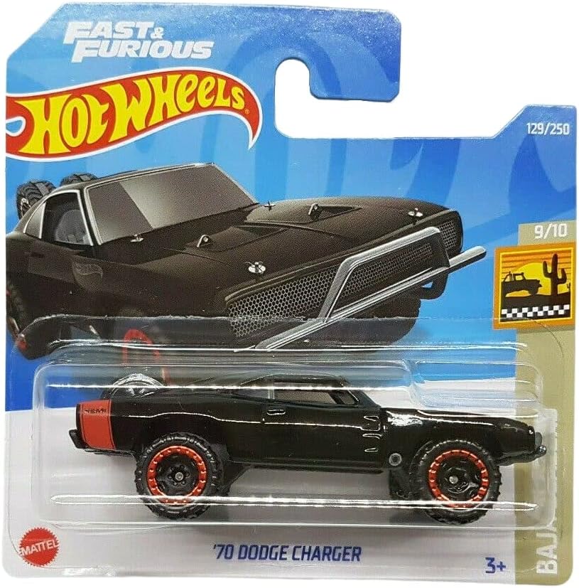 - ´70 Dodge Charger - Baja Blazers 9/10 - HCV70 - Short Card - & Furious - Mattel 2022
