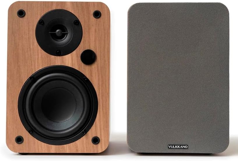 A4 ARC Aktif Hoparlör Kahverengi(HDMI ARC,RCA Bluetooth,Optik,USB,Sub Out)