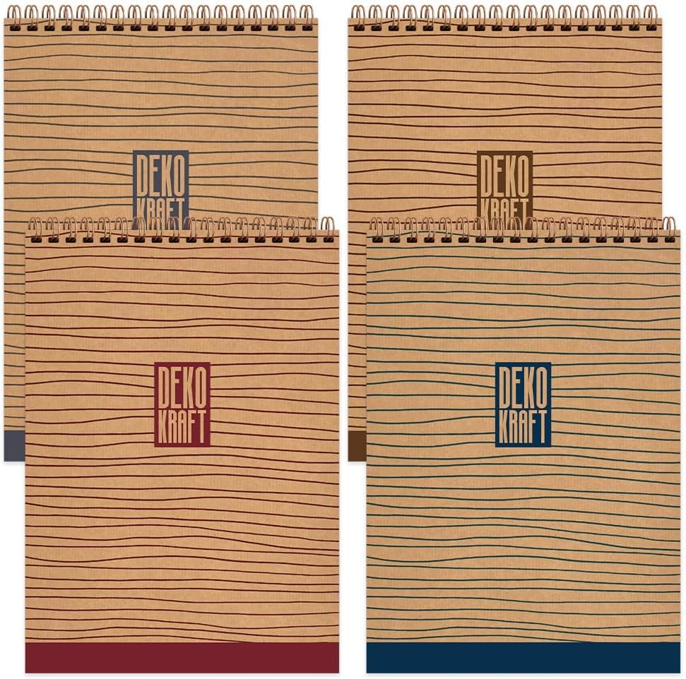 Dekokraft A4 100yp Çizgisiz Spiralli Bloknot