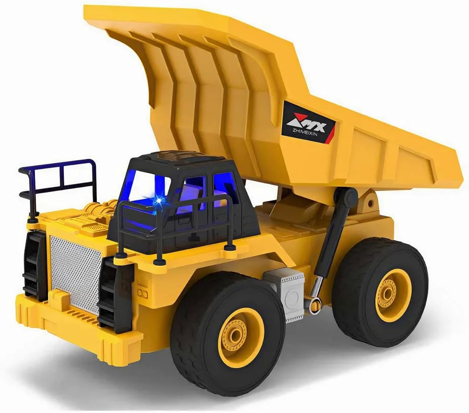 40MHz Uzaktan Kumandalı Şarjlı LED Işıklı Rc İş Makinesi Damperli Kamyon