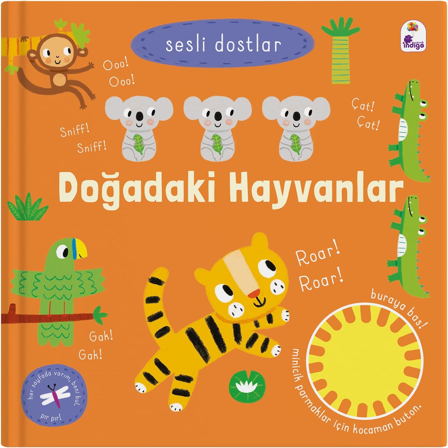 Sesli Dostlar – Doğadaki Hayvanlar (Sesli Kitap - Ciltli)