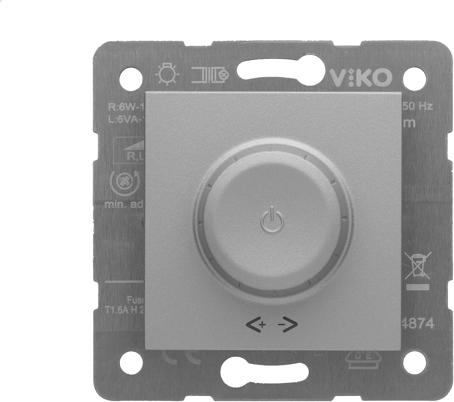 / Gümüş PRO Dimmer RL 20 500W Mekanizma ve Düğme/Kapak