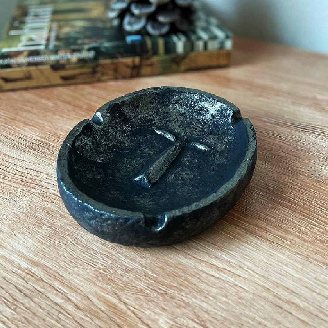 Sessiz Surat Dekoratif Küllük | Rengi | Döküm Seramik Tozu | El Boyaması