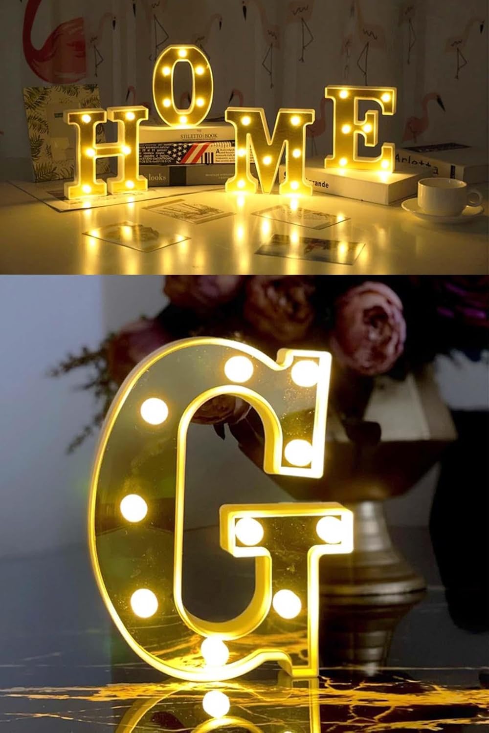 Patladı Gitti Dekoratif Led Işıklı 3D G Harfi Büyük Boy Organizasyon Doğum Günü Kutlama (G)