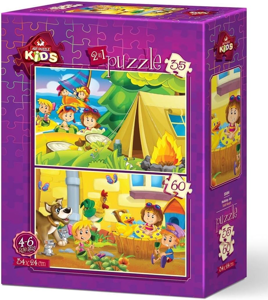 Tatil Keyfi 35 + 60 Parça Çocuk Puzzle