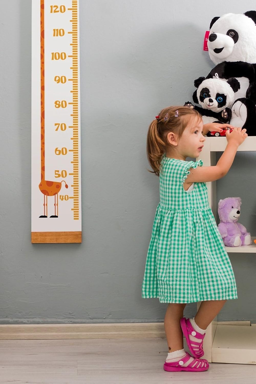 Arkadaşım Boy Ölçme Cetveli - Asılabilir Boy Ölçer - Duvara Monte Bebek Boy Ölçer