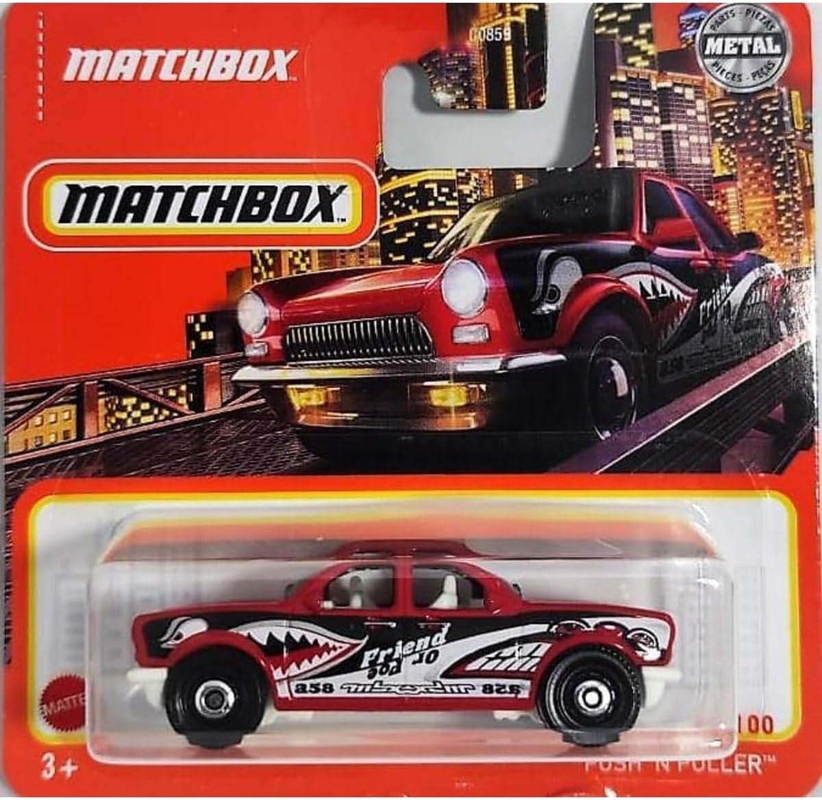Matchbox C0859 1:64 Tekli Arabalar Push N Puller Hfr34