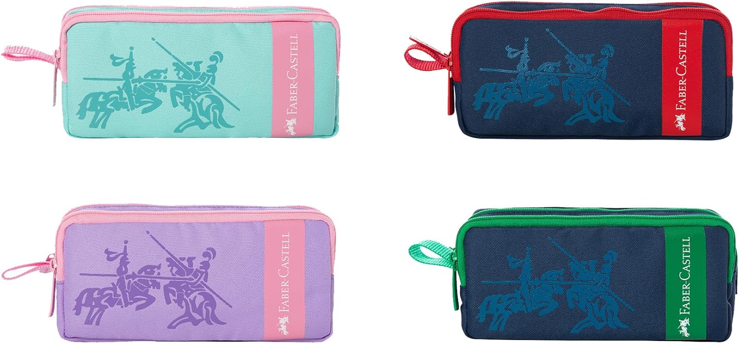 Kalem Çantası Çift Gözlü, renk rastgele gönderilecektir, 1 adet