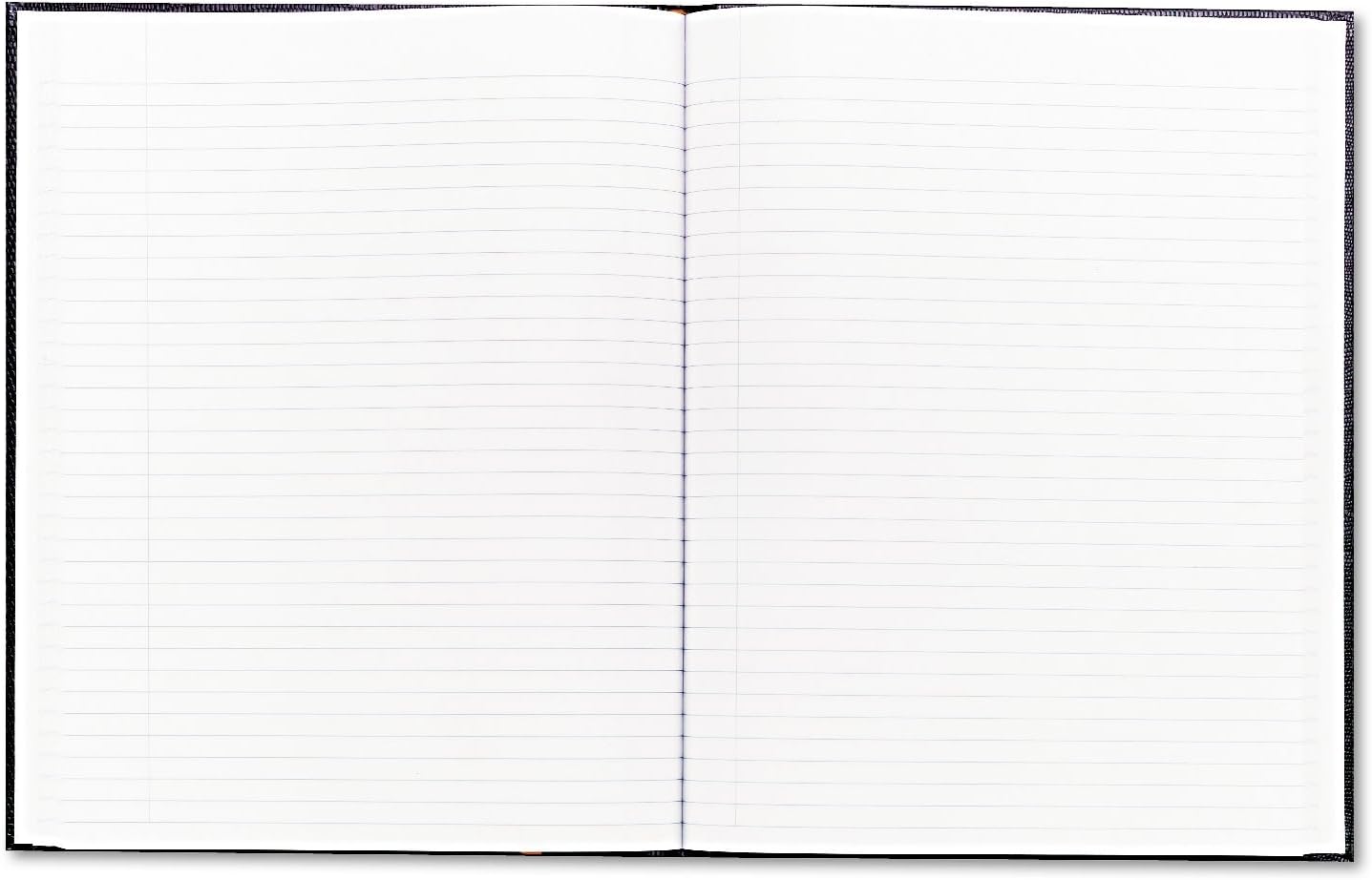 Şerit Yer İşaretli Yönetici Defteri, 1-Konu, Orta/Üniversite Kuralı, Siyah Kapak, (75) 10,75 x 8,5 Yaprak