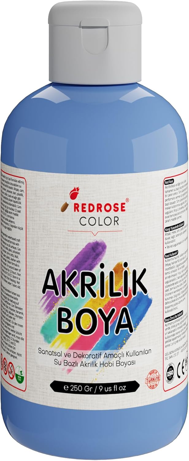 Açık Mavi Akrilik Boya 250gr