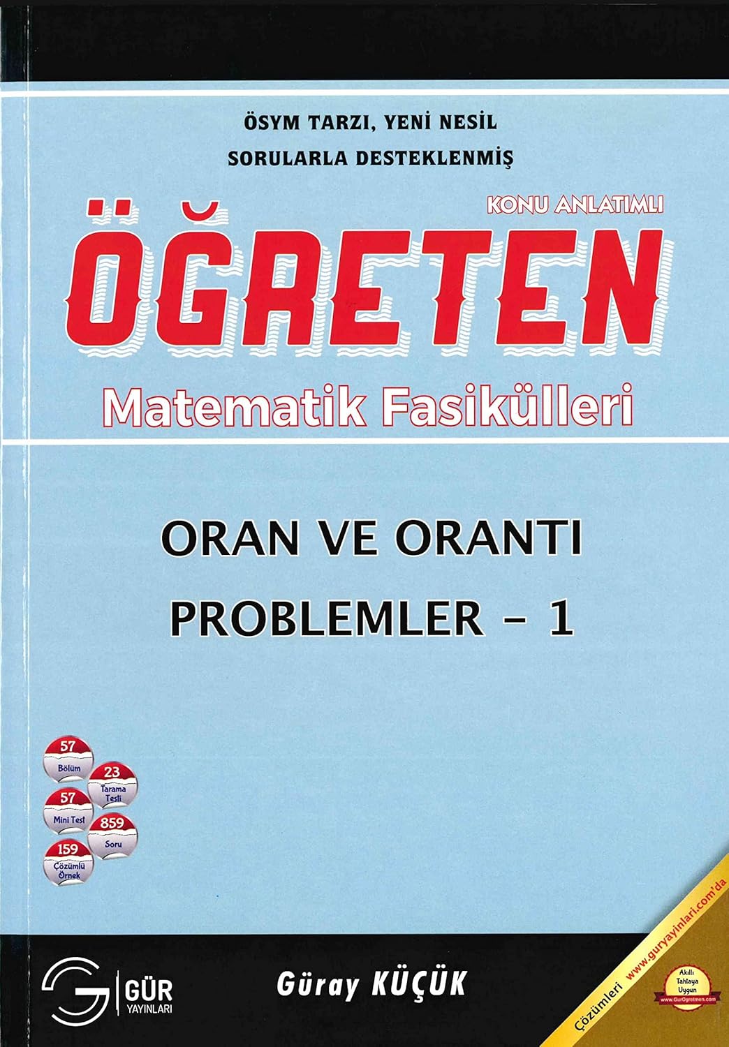 Gür Öğreten Matematik Fasikülleri Oran ve Orantı Problemler-1 (Kapak değişebilir)