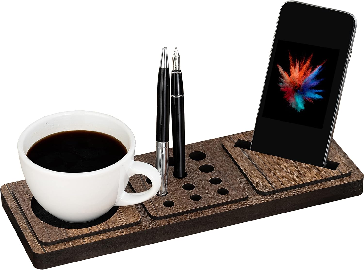 3 Parça Masaüstü Organizer Ceviz