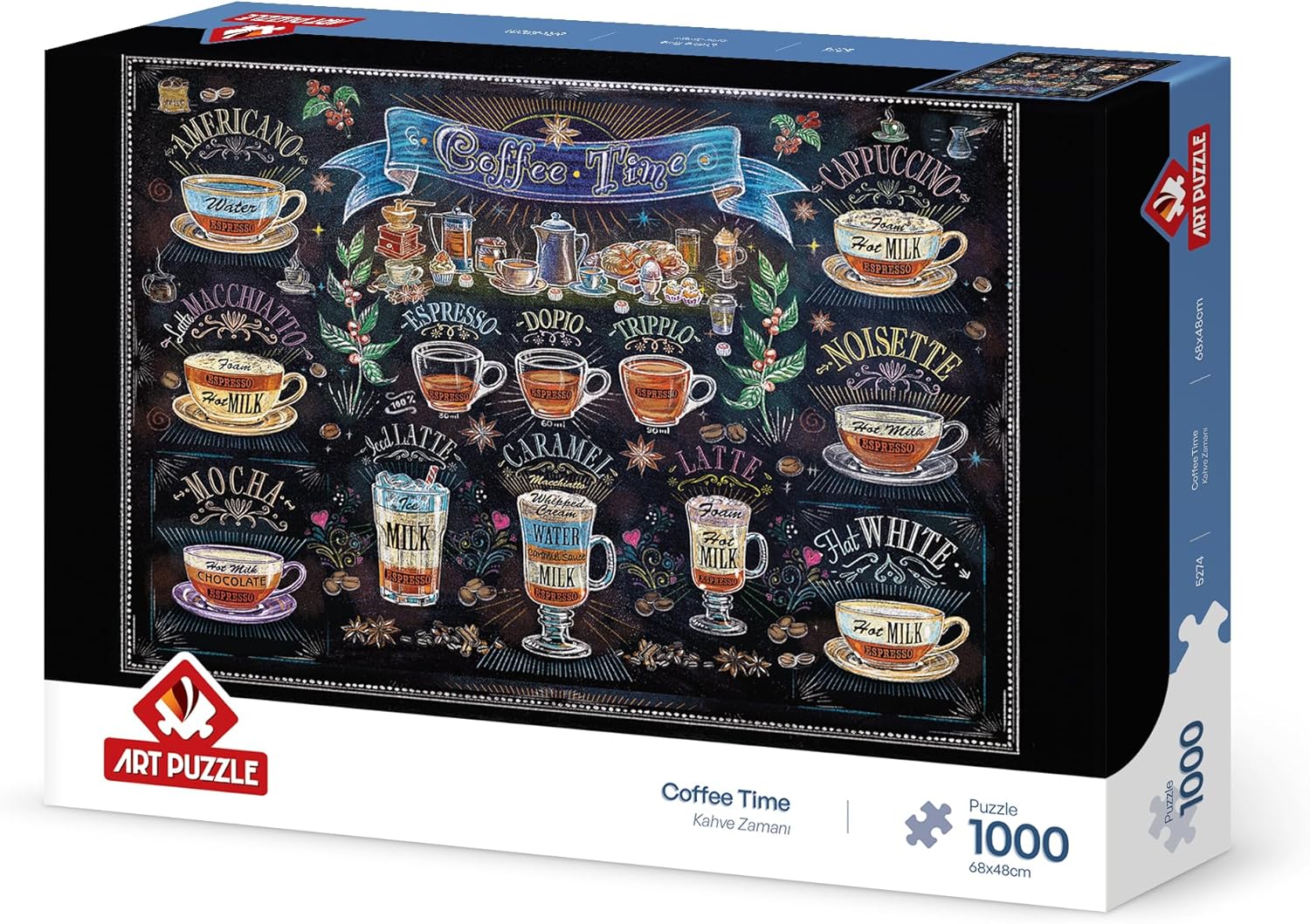 Kahve Zamanı 1000 Parça Puzzle