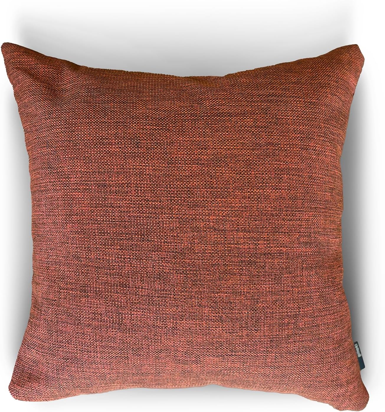 New York Reddish Dokulu Düz Dekoratif Kırlent/Yastık Kılıfı 45x45 cm,%100 Polyester Döşemelik Kumaş