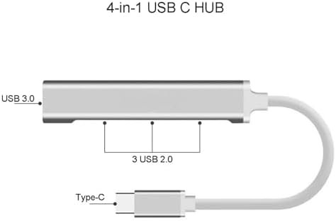 TrkTech Type - C 4 Girişli Usb Çoğaltıcı Type-c To Usb Hub 4 Ports