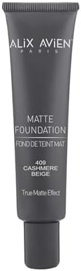 Uzun Süre Kalıcı Doğal Mat Bitişli E Vitamini Içeren Mat Fondöten - Matte Foundation 409 Cashmere