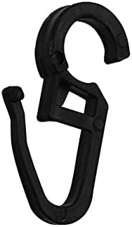 Rustik Perde Klipsi 50 Adet Siyah