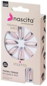 24'lü Stiletto Renkli Takma Tırnak - 187