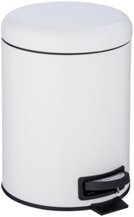 Pedallı Çöp Kovası 5 L. Leman, gri, metal, 3 x 11,5 x 11,5 cm