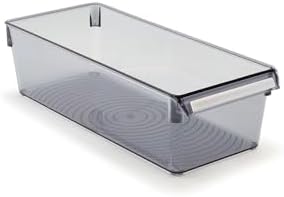 M-E27-20-25 Düzenleyici Raf, Şeffaf Siyah