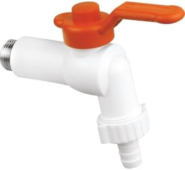 Kollu Bahçe Muslugu 1/2 Küresel Vana Plastik Musluk (1 Adet)