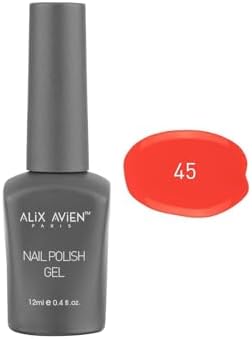 Uv Kalıcı Kırmızı Jel Oje 45 - Gel Polish - 12 ml