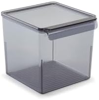 Kapaklı Banyo Mutfak Düzenleyici Şeffaf Siyah 165 * 178 * 160 Mm M-E73-10-25