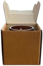 Vanilya Tarçın Portakal Kokulu Dekoratif Ahşap Fitil 200 ml Kutulu Hediyelik Kavanoz Mum