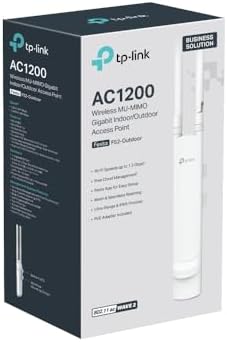 Festa F52 Modem AC1200 Mbps, Gigabit Dış Mekan Erişim Noktası, IP65 Su Geçirmez, Ücretsiz Bulut Yönetimi, Mesh, Uzun Menzilli, Kolay Kurulum, PoE Destekli (PoE Adaptör Dahil)