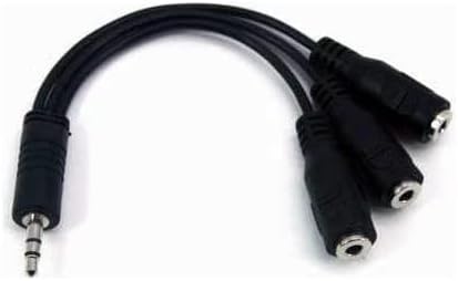 3 Lü Çoklayıcı 3 x 3.5 mm Aux SES SİSTEMİ KABLOSU