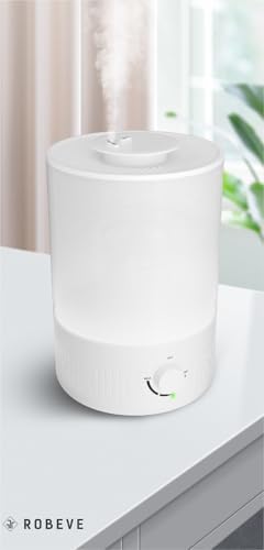 Rbh-02 Ultrasonik Hava Nemlendirici Aroma Difüzörü 4 Litre Buhar Makinesi 4l Nemlendirici - Otomatik Kapanma Sessiz Çalışma