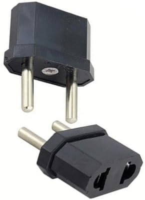 2 ADET Amerikan Tipi Fişi Standart Fişe Çevirici Adaptör -Türk Tipi Fişe Dönüştürücüsü Aparat