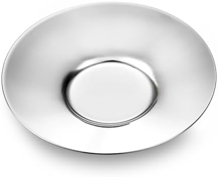 Auro 6'lı Çelik Çay Tabağı