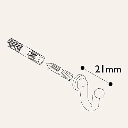 Kanca Askı Parlak Krom (4 Adet) Parlak krom