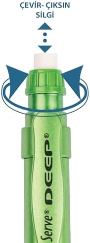 Deep Mekanik Uçlu Kalem 0.7 mm Metalik Fıstık Yeşil