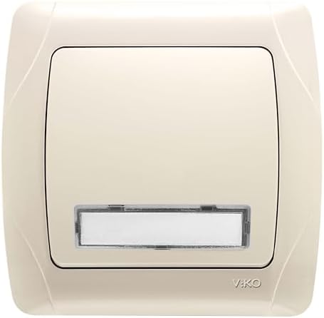 Carmen Krem Işıklı Etiketli Zil 24V Çabuk Bağlantı