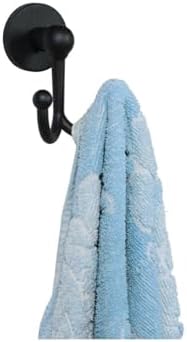 Banyo Aksesuar Seti 4 Lü Siyah, Ömür Boyu Paslanmaz Düz Duş Rafı Şampuanlık Siyah Tş-02