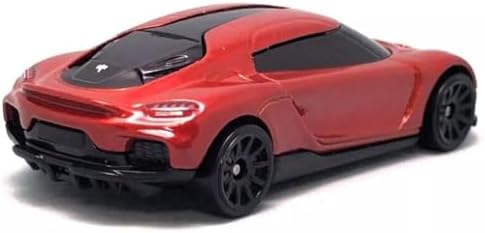 - Koenigsegg Gemera - HW Exotics 4/10 - HKK56 - Short Card - Candy Red - Mattel 2023