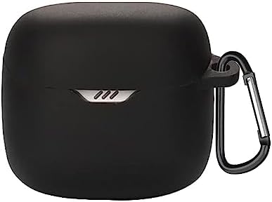 2 ile Uyumlu Kulaklık Kılıfı Kancalı Kılıf Darbeye Dayanıklı Silikon Yumuşak Koruyucu Toz ve Kirden Koruyan Flex2 ile Uyumlu Koruyucu Kapak Siyah