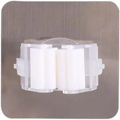 4 Adet Kelebek Yapışkanlı Mop Fırça Sap Tutucu Kepçe Kaşık Organizer Banyo Mutfak Düzenleyici