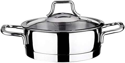 Vita 16Cm Cam Kapaklı Çelik Sahan