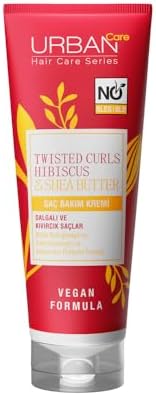 Twisted Curls Hibiscus & Shea Butter Kıvırcık ve Dalgalı Saçlara Özel Saç Bakım Kremi Sülfatsız 250 ml- Vegan