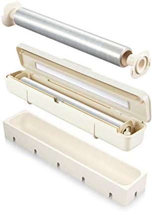 Flexispace 899478 Şeffaf Film Ve Alüminyum Folyo Dispanseri, Beyaz